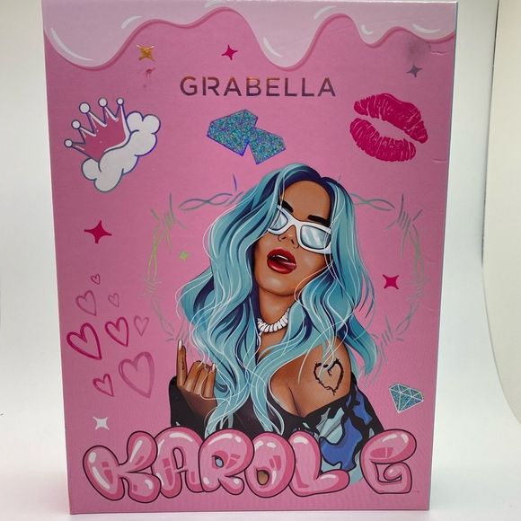 Girabella Other - ⭐️NEW KAROL G Mega Eyeshadow Palette Book with Blush and highlighter